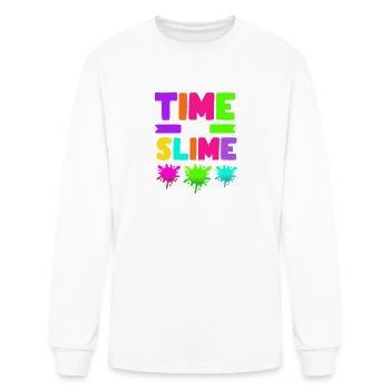 Slime Lover Colorful  Slimy - Men's Long Sleeve T-Shirt - white - Front