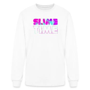 Slime Lover Slimy Party - Men's Long Sleeve T-Shirt - white - Front
