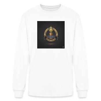 Redmondo Döner Crown Emblem - Men's Long Sleeve T-Shirt - white - Front