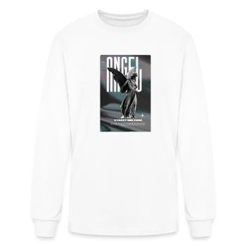 Fallen Angel Street Art - Men's Long Sleeve T-Shirt - white - Front