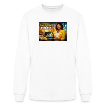 Bootstrapping to Millions - Men's Long Sleeve T-Shirt - white - Front