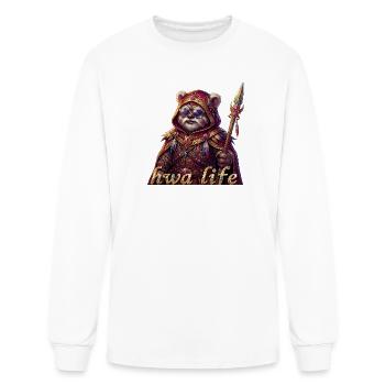 Panda Mage in Jewel Robe - Men's Long Sleeve T-Shirt - white - Front