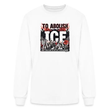 Graphique de protestation contre l’abolition de la glace - T-shirt à manches longues Homme - blanc - Devant