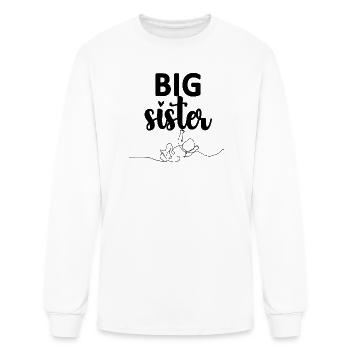 Grande Sœur - T-shirt à manches longues Homme - blanc - Devant