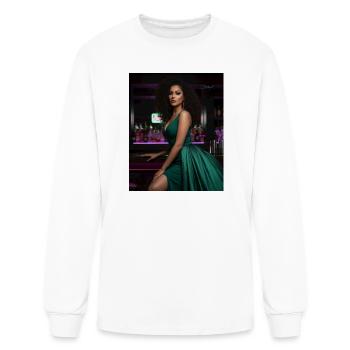 Emerald Nightbar Glam - Men's Long Sleeve T-Shirt - white - Front