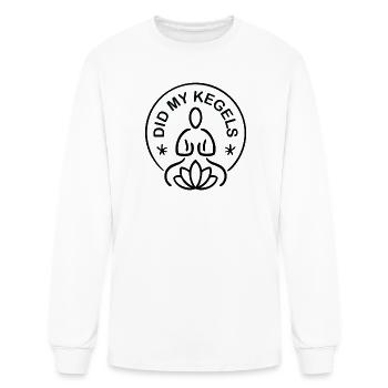 Did My Kegels - Zen edition - Men's Long Sleeve T-Shirt - white - Front