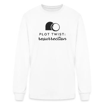 Plot Twist: Resurrection - Men's Long Sleeve T-Shirt - white - Front
