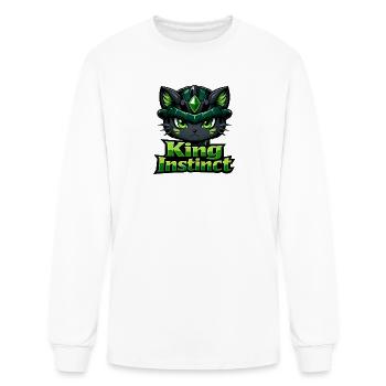 Emerald Crowned Cat - Men's Long Sleeve T-Shirt - white - Front