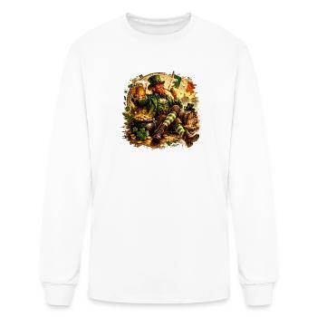 Emerald Leprechaun Toast - Men's Long Sleeve T-Shirt - white - Front