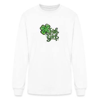 Emerald Irish Girl - Men's Long Sleeve T-Shirt - white - Front