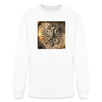 Imperial Eagle 0 (HER-SYM001) - Men's Long Sleeve T-Shirt - white - Front