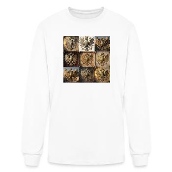 Imperial Eagle IX (HER-SYM001) - Men's Long Sleeve T-Shirt - white - Front