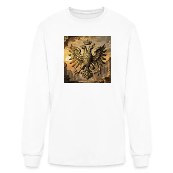 Imperial Eagle VIII (HER-SYM001) - Men's Long Sleeve T-Shirt - white - Front