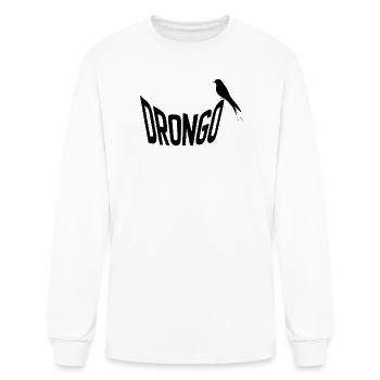 drongo - Men's Long Sleeve T-Shirt - white - Front
