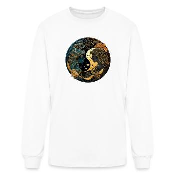 Zodiac Gemini - Men's Long Sleeve T-Shirt - white - Front