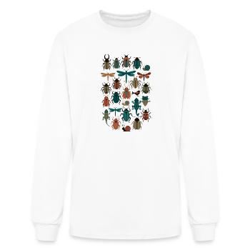  Modern Insect Art T-Shirt - Nature’s Tiny Wonders - Men's Long Sleeve T-Shirt - white - Front