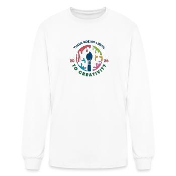 there are no limits to creativity - Men's Long Sleeve T-Shirt - white - Front