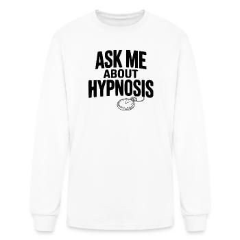 Ask Me About Hypnosis - Men's Long Sleeve T-Shirt - white - Front
