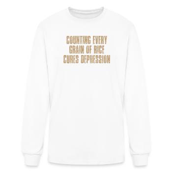 Counting Every Grain of Rice - Men's Long Sleeve T-Shirt - white - Front