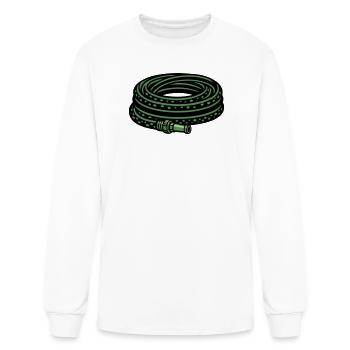 Garden Hose Water Gardening - Men's Long Sleeve T-Shirt - white - Front