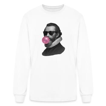 Johannes Kepler Bubble Gum - Men's Long Sleeve T-Shirt - white - Front