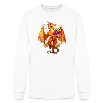 Dragon Dice: Smiling DM - Men's Long Sleeve T-Shirt - white - Front
