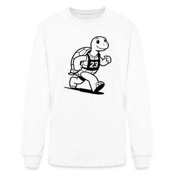 turtle marathon - Men's Long Sleeve T-Shirt - white - Front