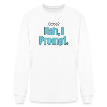 Professional Prompt Engineer AI Developer Humour - Men's Long Sleeve T-Shirt - white - Front