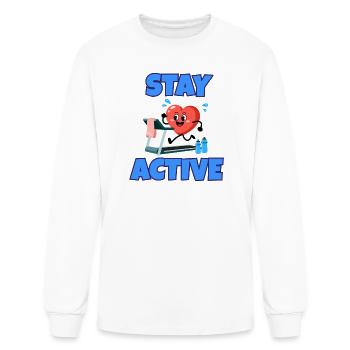 ZENTOVA | Premium Graphic Tees & Activewear - Men's Long Sleeve T-Shirt - white - Front