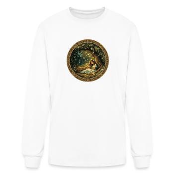 Moonlit Forest Dream Scene - Men's Long Sleeve T-Shirt - white - Front