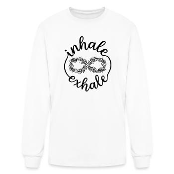 meditation - Men's Long Sleeve T-Shirt - white - Front