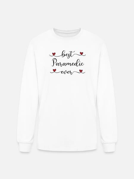 Best Paramedic ever - Men's Long Sleeve T-Shirt - white