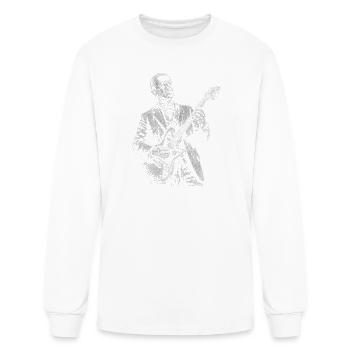Woodrow Wilson Midnight Jazz Maestro - Men's Long Sleeve T-Shirt - white - Front