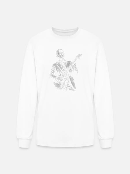 Woodrow Wilson Midnight Jazz Maestro - Men's Long Sleeve T-Shirt - white