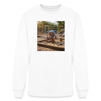 imgonline-com-ua-Resize-JjQL2udLz31 - T-shirt à manches longues Homme - blanc - Devant