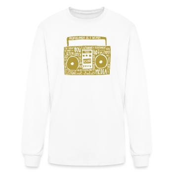 Propaganda Is A Weapon Use Wisely Media - Men's Long Sleeve T-Shirt - white - Front