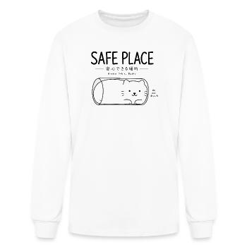 Safe Place - Men's Long Sleeve T-Shirt - white - Front