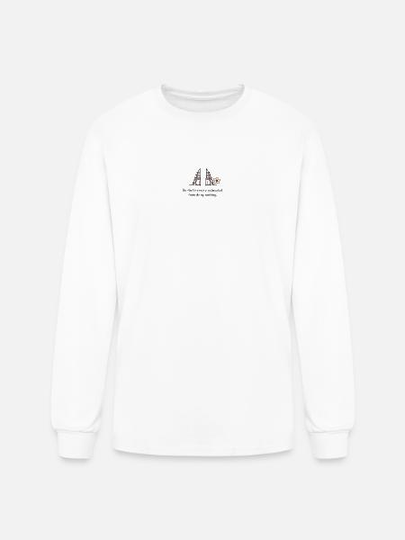 Un-Bali-evably Exhausted - Men's Long Sleeve T-Shirt - white