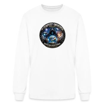 Question Everything The Tempest Universe #Podcast  - Men's Long Sleeve T-Shirt - white - Front