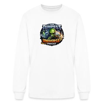 Angry Alien-1 TTU-POD - Men's Long Sleeve T-Shirt - white - Front