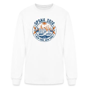 OpSail 2026 New York City Maritime Event - Men's Long Sleeve T-Shirt - white - Front
