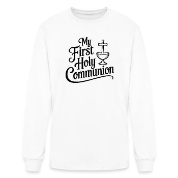 My First Holy Communion - Men's Long Sleeve T-Shirt - white - Front