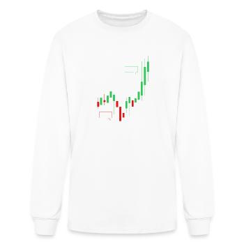 Trading Day Stock Trading - Men's Long Sleeve T-Shirt - white - Front