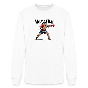 muay thai - Men's Long Sleeve T-Shirt - white - Front