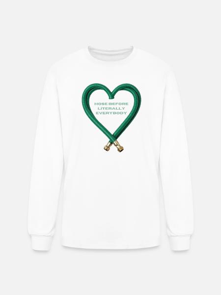 Hose Heart Humor - Men's Long Sleeve T-Shirt - white