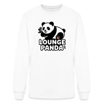 Lounge Panda Bamboo - Men's Long Sleeve T-Shirt - white - Front