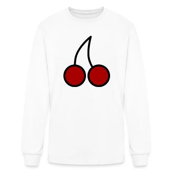 Cherry - Men's Long Sleeve T-Shirt - white - Front