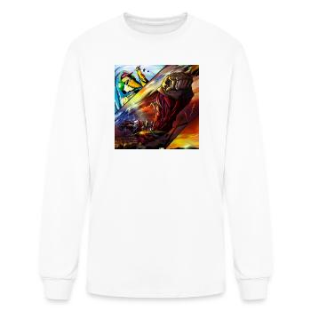 Voltaic Rift Duel - Men's Long Sleeve T-Shirt - white - Front