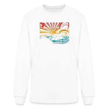 Kitesurfing Summer Water Sports - Men's Long Sleeve T-Shirt - white - Front