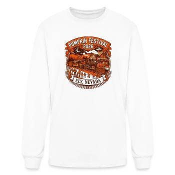 Pumpkin Festival 2026 In Ely Nevada - Men's Long Sleeve T-Shirt - white - Front
